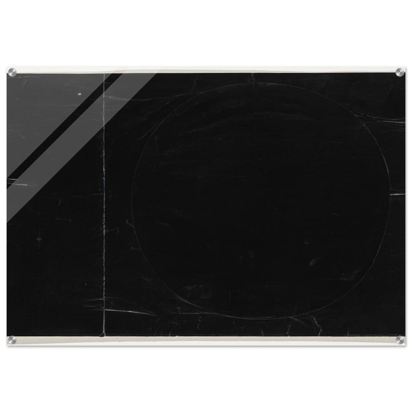 Black on Black - Ellsworth Kelly Acrylic Print - 70x100 cm / 28x40″ inches