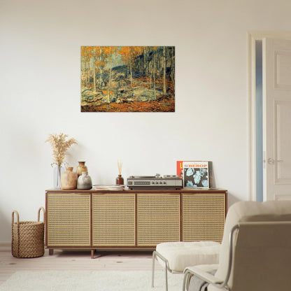 The Ledges - Childe Hassam Brushed Aluminum Print - 70x100 cm / 28x40 inches | Childe Hassam Aluminum Print | Childe Hassam Prints
