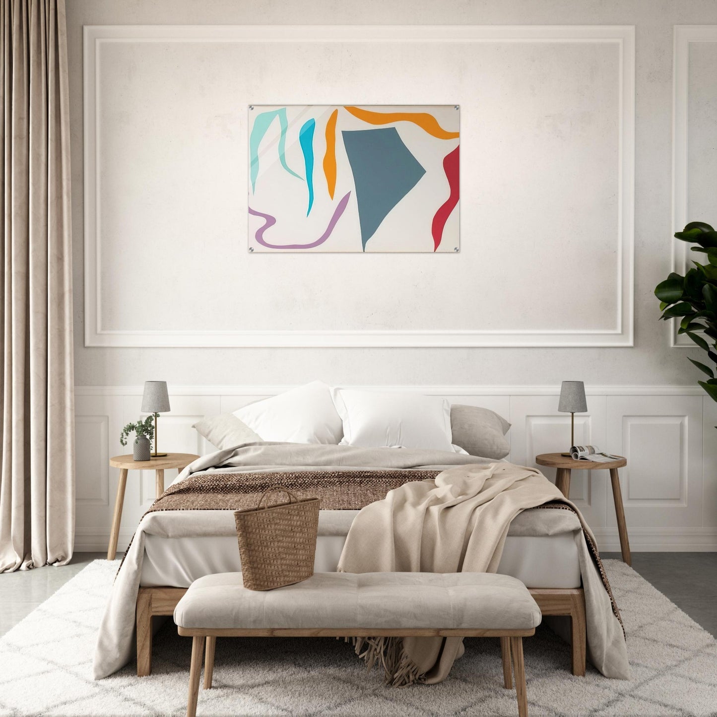 Untitled - 1980 - Ray Parker Acrylic Print - 70x100 cm / 28x40″ inches | Ray Parker Wall Art | Ray Parker Prints