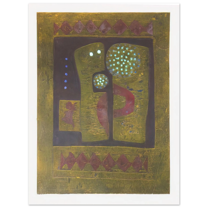 Hiroyuki Tajima - Pierrot and His Son - 1970  75x100 cm / 30x40inches Fine Art Poster