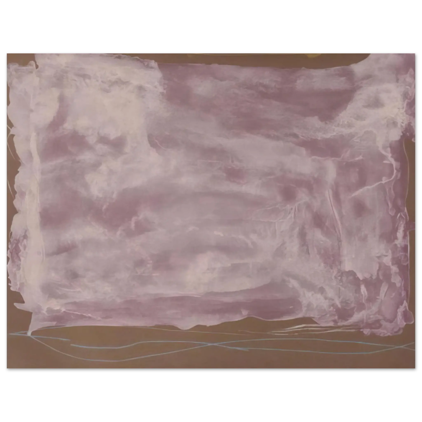 Helen Frankenthaler - Soho Dreams - 1987 Wall art - 40x50 cm / 16x20 Inches - Premium Wooden Framed Poster With Fine Art Paper - Black frame