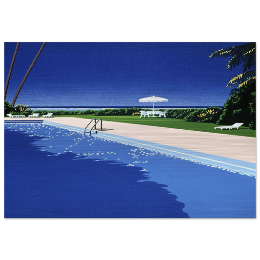 Deck - Hiroshi Nagai Brushed Aluminum Print - 70x100 cm / 28x40 inches | Hiroshi Nagai Aluminum Print | Hiroshi Nagai Prints