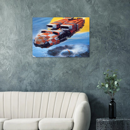 Chris Foss - Chris Foss Brushed Aluminum Print - 70x100 cm / 28x40 inches | Chris Foss Aluminum Print | Chris Foss Prints