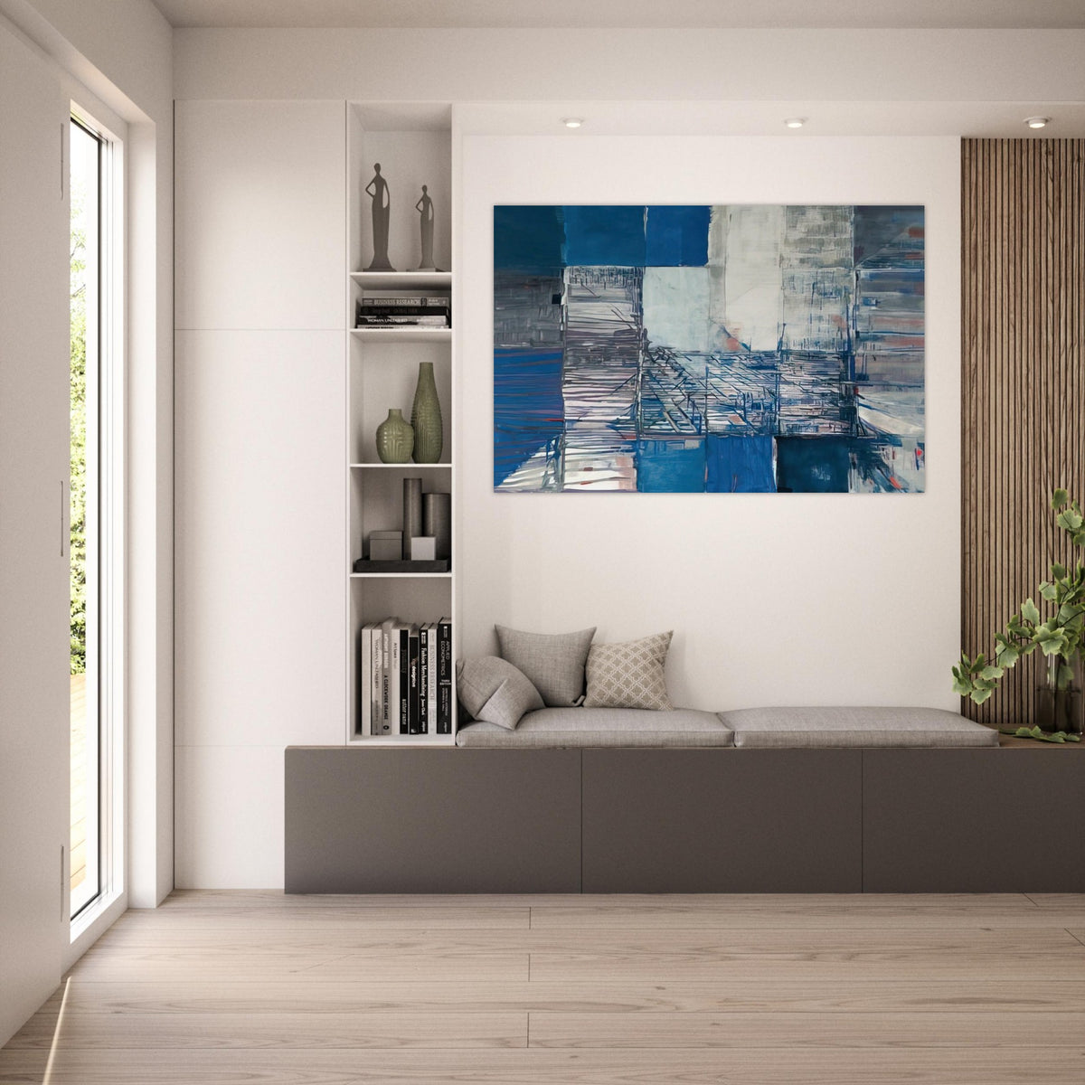 Dislocation du labyrinthe - Tachisme - Maria Helena Vieira da Silva Art Prints - 100x150 cm / 40x60″ inches | Maria Helena Vieira da Silva Poster | Maria Helena Vieira da Silva Prints