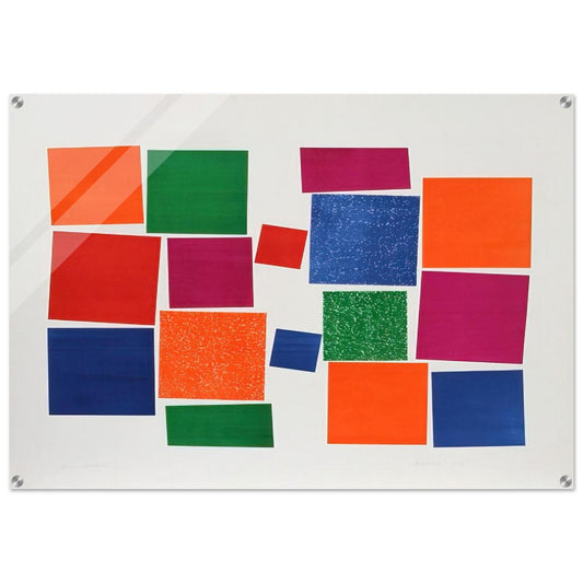 Untitled V - 1967 - Piero Dorazio Acrylic Print - 70x100 cm / 28x40″ inches