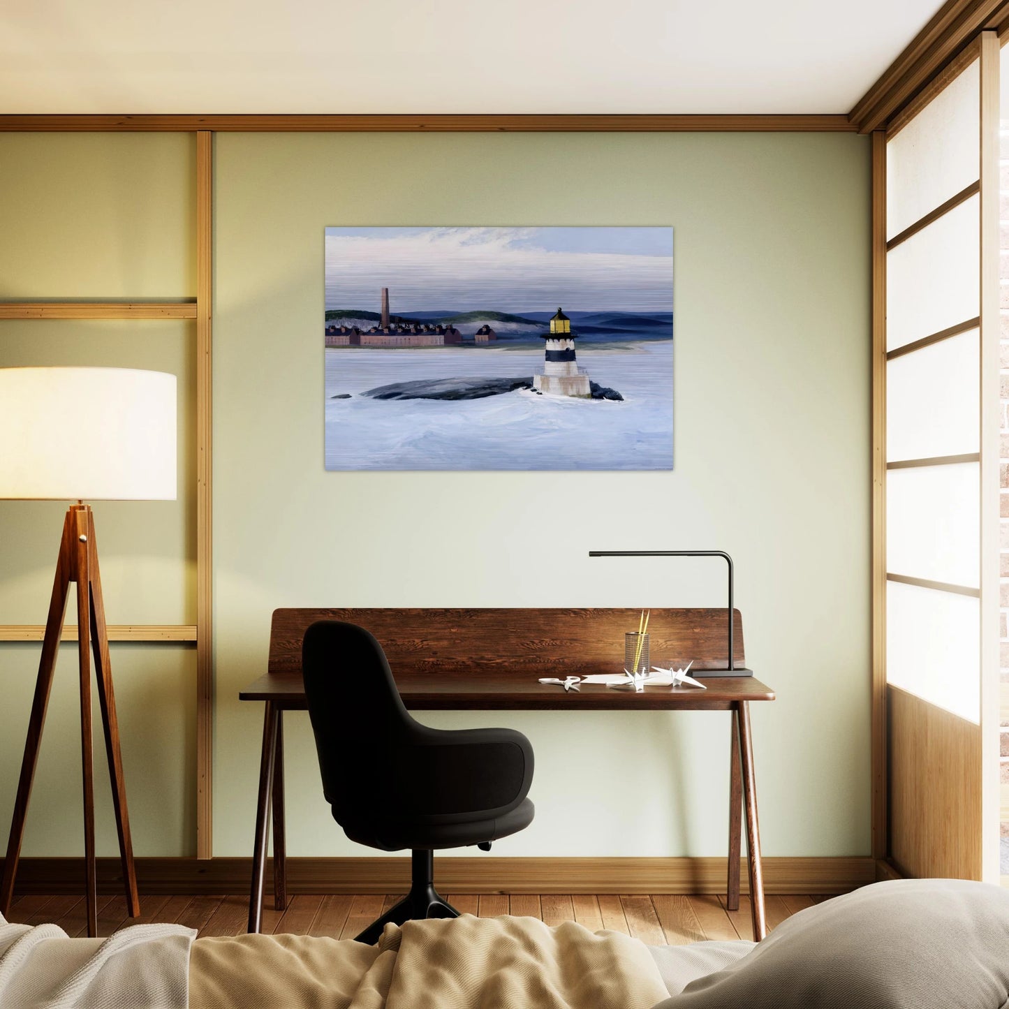 Five A.M. - Edward Hopper Brushed Aluminum Print - 70x100 cm / 28x40 inches | Edward Hopper Aluminum Print | Edward Hopper Prints