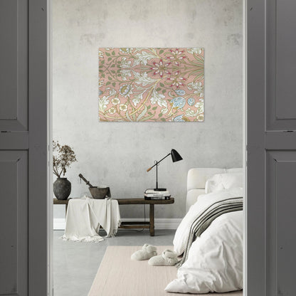 WALLPAPER HYACINTH PATTERN 480 1917 - William Morris Brushed Aluminum Print - 70x100 cm / 28x40 inches | William Morris Aluminum Print | William Morris Prints
