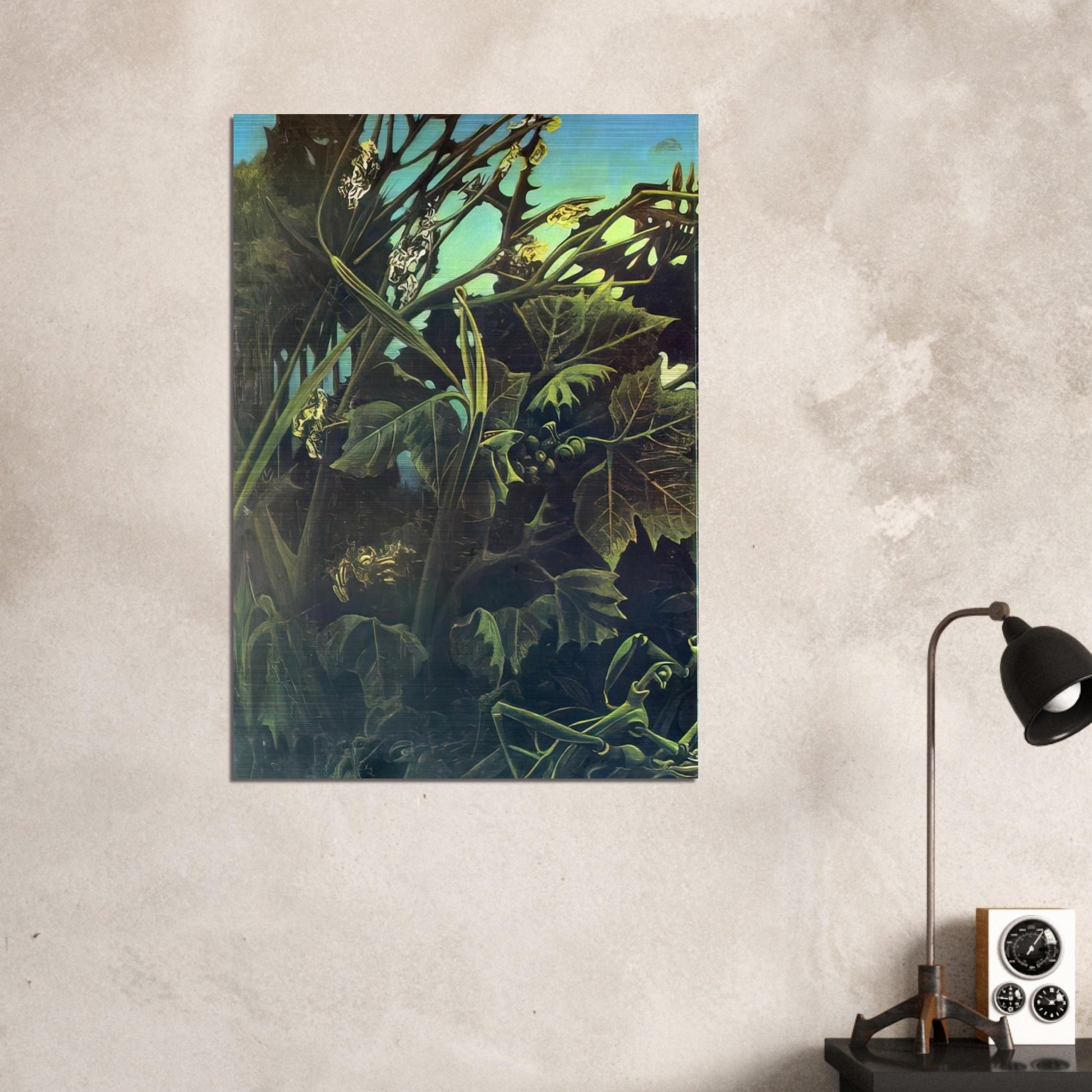 Lust for life - Max Ernst Brushed Aluminum Print - 70x100 cm / 28x40 inches | Max Ernst Aluminum Print | Max Ernst Prints