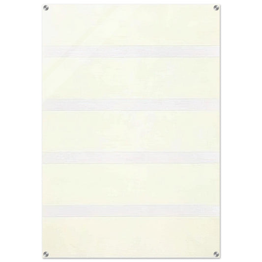 Untitled #15  Peace  - Agnes Martin Acrylic Print - 70x100 cm / 28x40″ inches