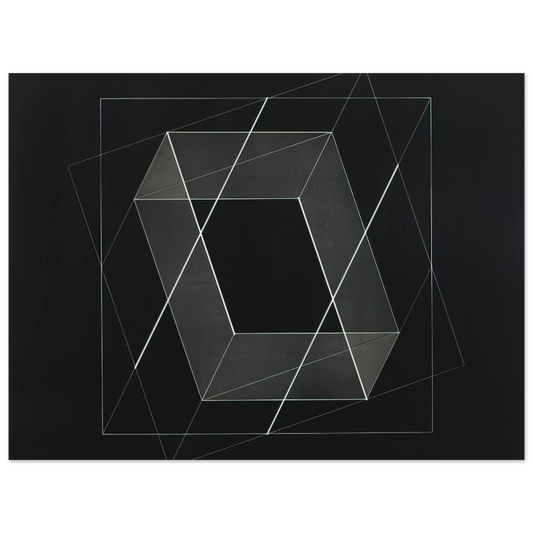 Josef Albers - F NO 13 MULTI MOBILE 1952  75x100 cm / 30x40inches Fine Art Poster