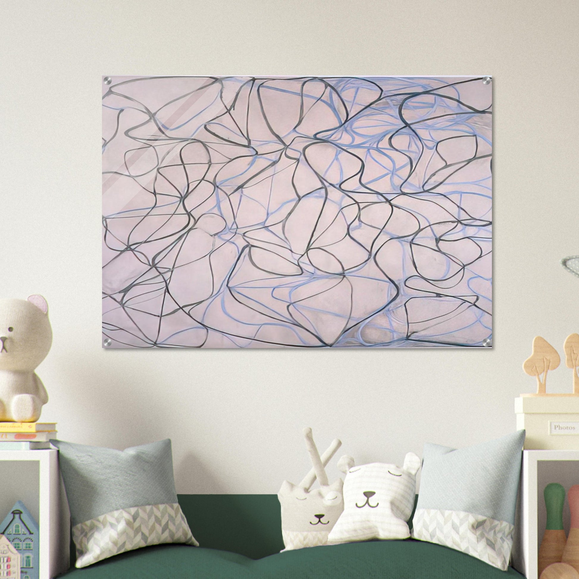 Vine - 1993 - Brice Marden Acrylic Print - 70x100 cm / 28x40″ inches