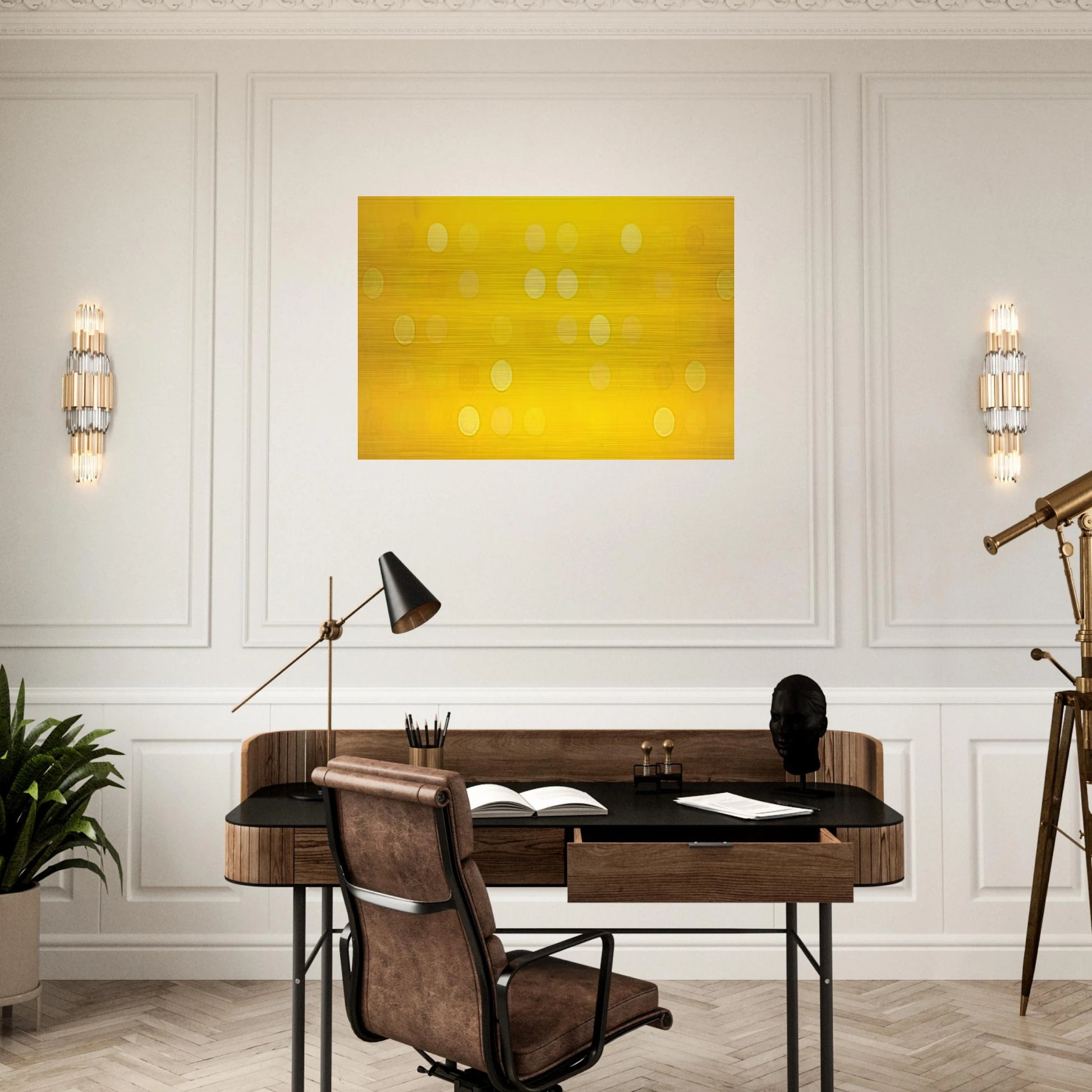 Grid Twenty-Eight - 1970 - Thomas Downing Brushed Aluminum Print - 70x100 cm / 28x40 inches | Thomas Downing Aluminum Print | Thomas Downing Prints