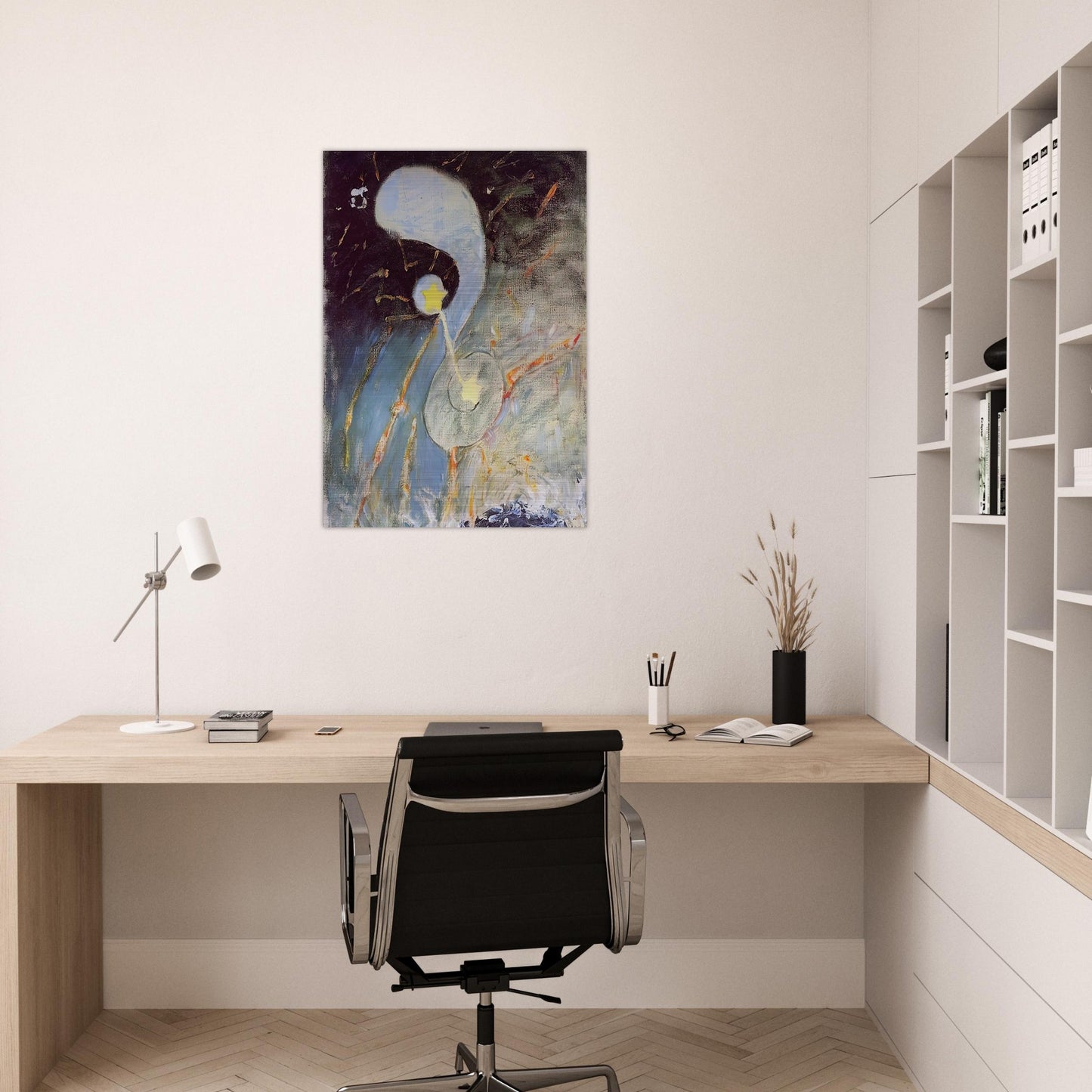 CHAOS NR 2 1906 - Hilma af Klint Brushed Aluminum Print - 70x100 cm / 28x40 inches | Hilma af Klint Aluminum Print | Hilma af Klint Prints