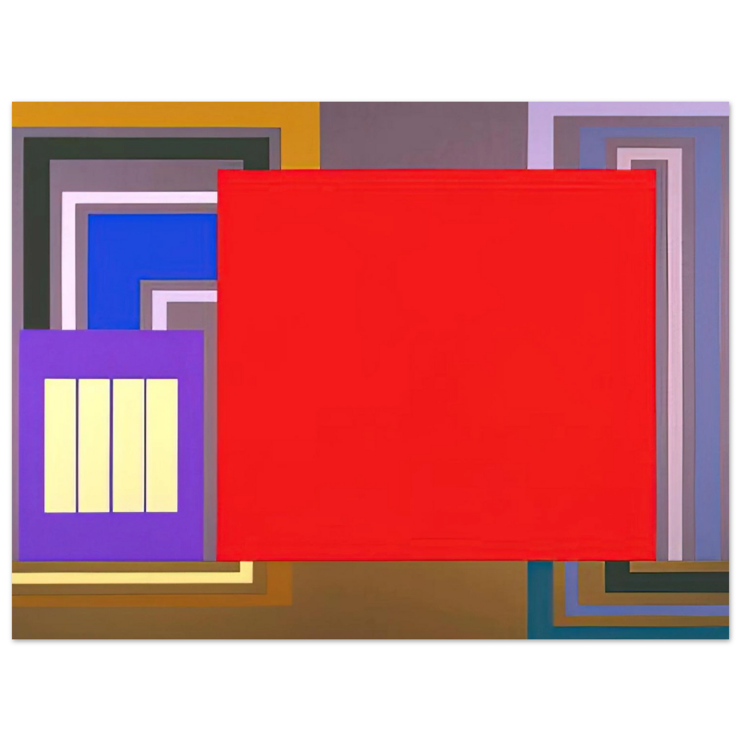 Peter Halley - Power User - 1995  75x100 cm / 30x40inches Fine Art Poster
