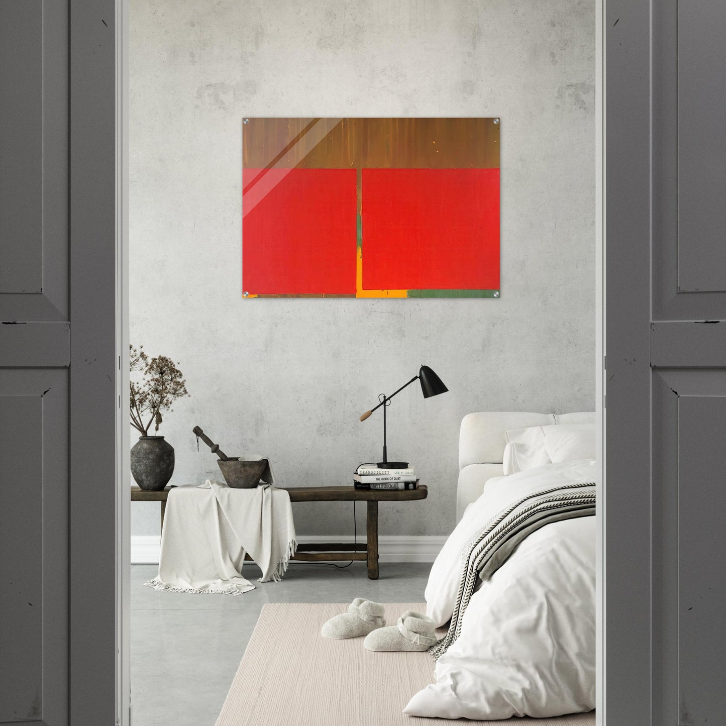 17. 3. 69 - 1969 - John Hoyland Acrylic Print - 70x100 cm / 28x40″ inches