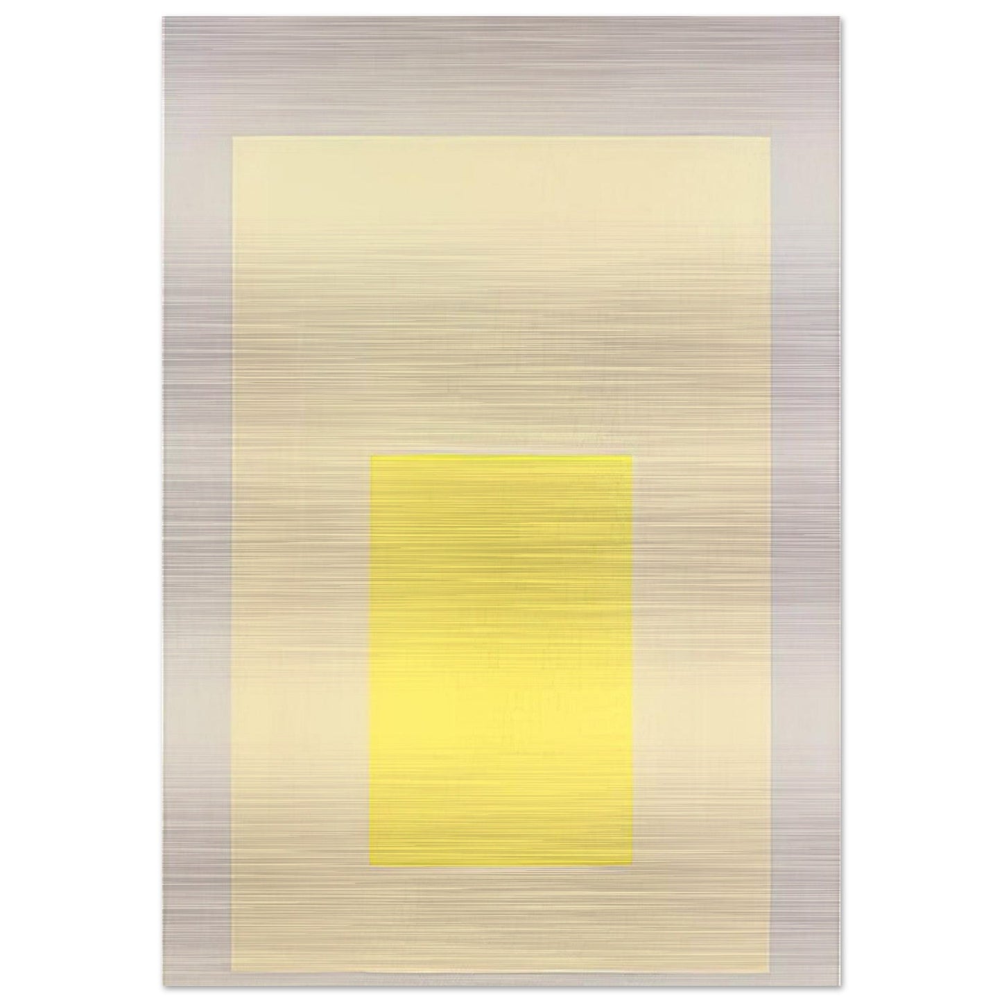 HOMAGE TO THE SQUARE AMALGAMATING 1971 - Josef Albers Brushed Aluminum Print - 70x100 cm / 28x40 inches | Josef Albers Aluminum Print | Josef Albers Prints