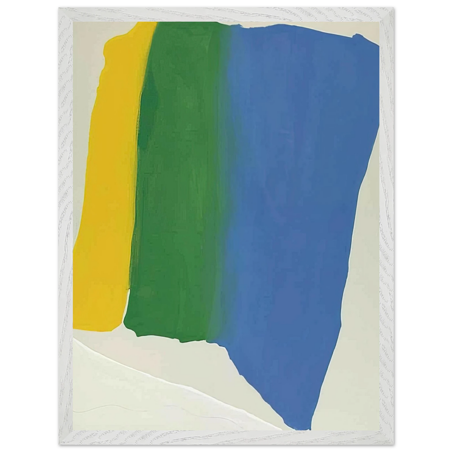 Helen Frankenthaler - Summer Insignia - 1969 Wall art - A1 (59.4 x 84.1  cm) - Premium Wooden Framed Poster With Fine Art Paper-canvas - Wood frame