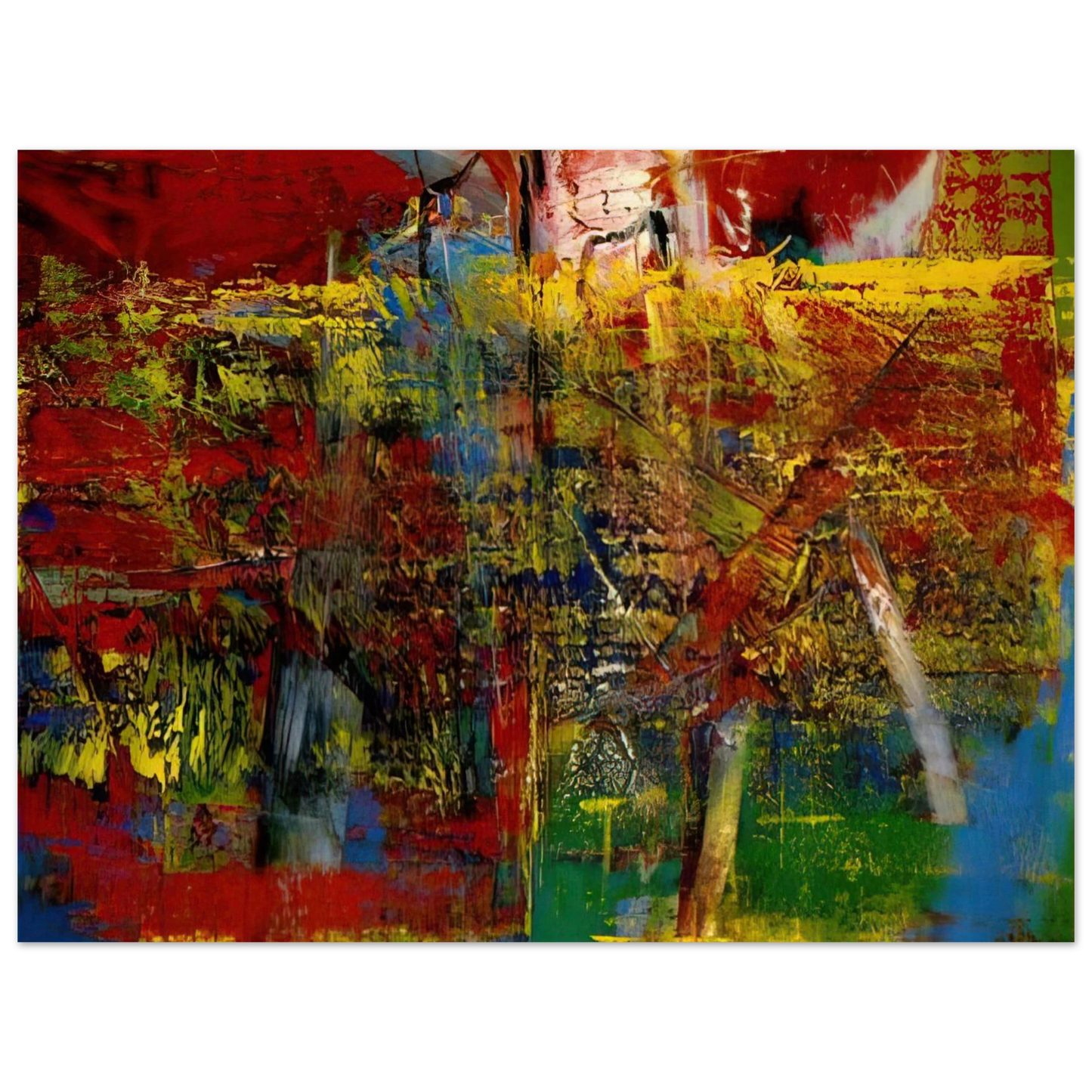 Gerhard Richter - MEDIATION  75x100 cm / 30x40inches Fine Art Poster