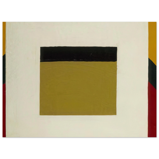 Al Held - White Square  75x100 cm / 30x40inches Fine Art Poster