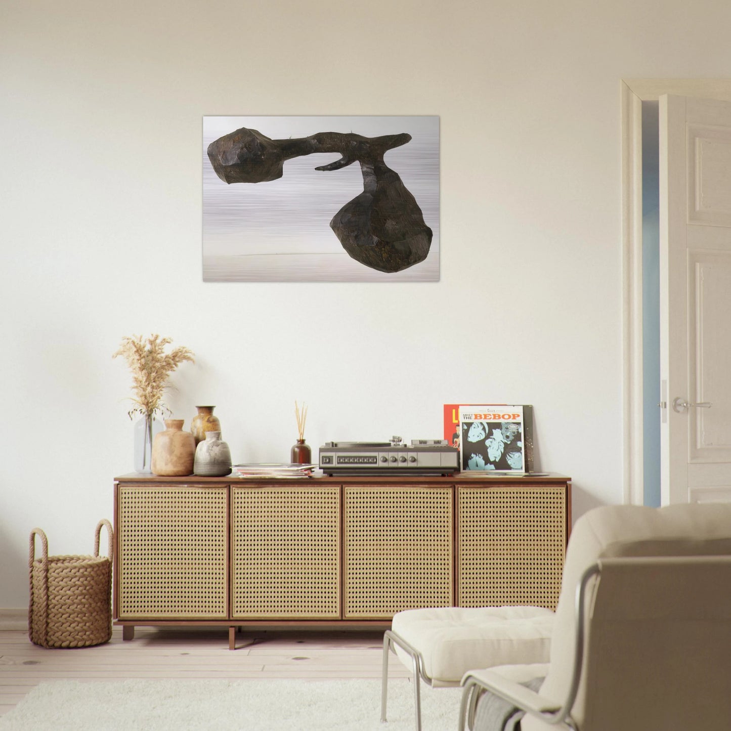EMPIRE PAPA RAY GUN 1959 - Claes Oldenburg Brushed Aluminum Print - 70x100 cm / 28x40 inches | Claes Oldenburg Aluminum Print | Claes Oldenburg Prints