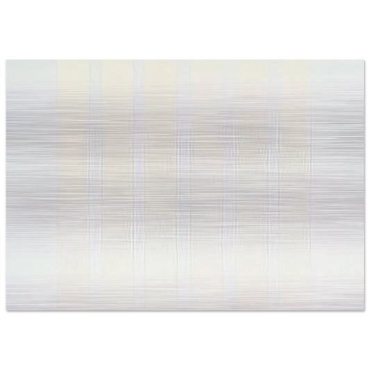 Untitled #0 - Agnes Martin Brushed Aluminum Print - 70x100 cm / 28x40 inches | Agnes Martin Aluminum Print | Agnes Martin Prints