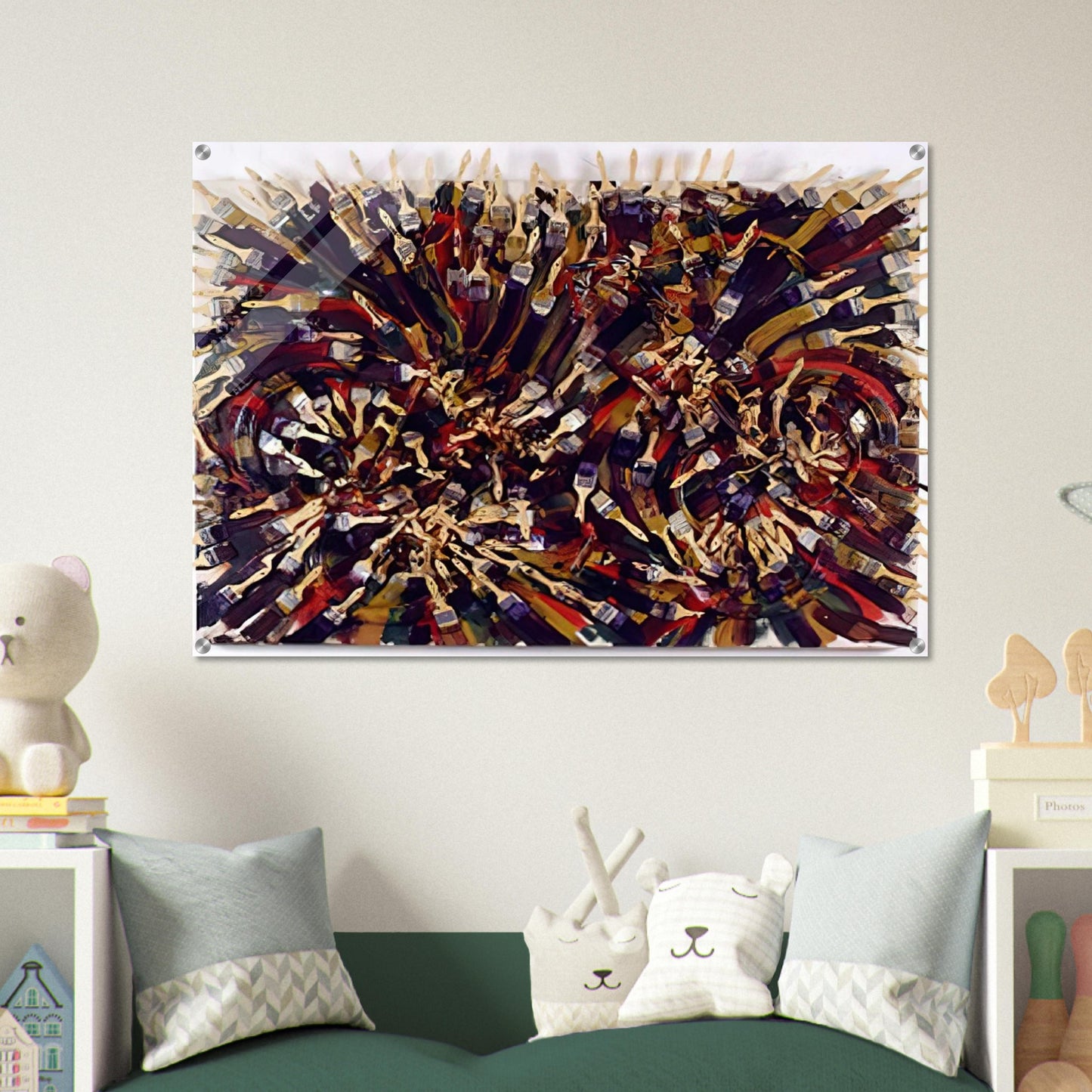 Untitled - 1995 - Arman Acrylic Print - 70x100 cm / 28x40″ inches | Arman Wall Art | Arman Prints