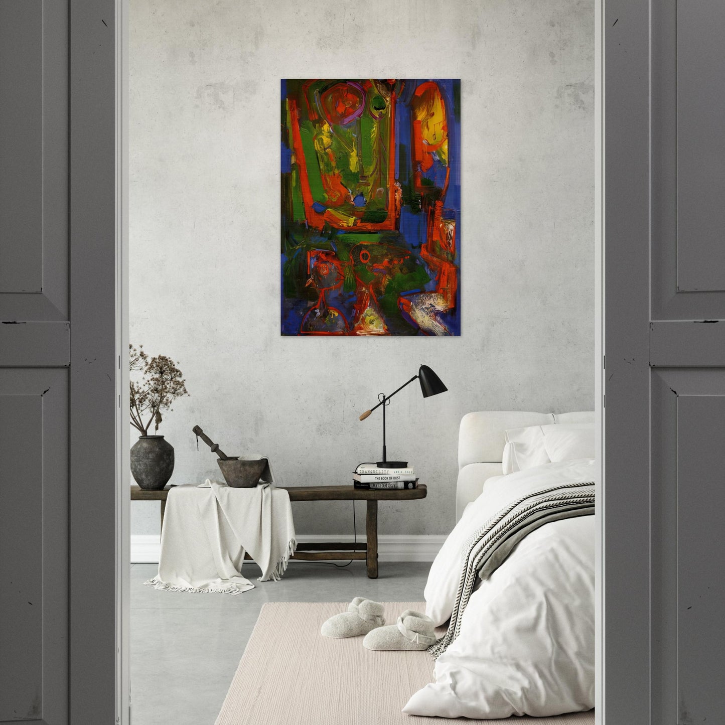 Asklepois - Hans Hofmann Brushed Aluminum Print - 70x100 cm / 28x40 inches | Hans Hofmann Aluminum Print | Hans Hofmann Prints