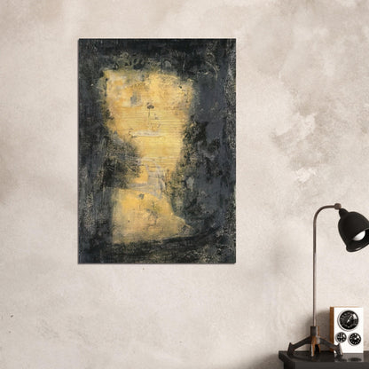 Bolo - Tachisme - Emil Schumacher Brushed Aluminum Print - 70x100 cm / 28x40 inches | Emil Schumacher Aluminum Print | Emil Schumacher Prints