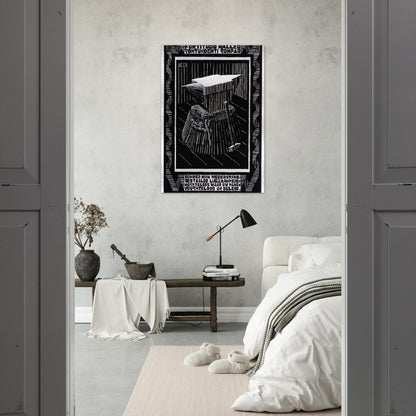 EMBLEMATA ANVIL - MC Escher Brushed Aluminum Print - 70x100 cm / 28x40 inches | MC Escher Aluminum Print | MC Escher Prints