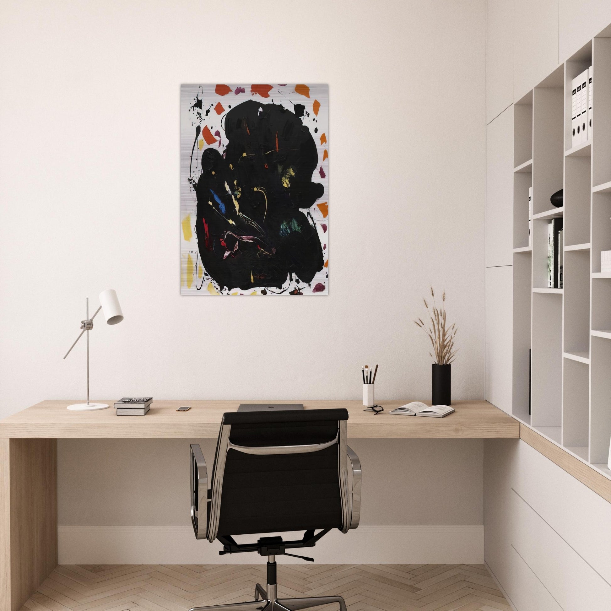 Black Diamond - Hans Hofmann Brushed Aluminum Print - 70x100 cm / 28x40 inches | Hans Hofmann Aluminum Print | Hans Hofmann Prints