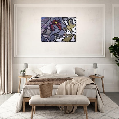 FRANK OHARA 1926 1966 1964 - Grace Hartigan Acrylic Print - 70x100 cm / 28x40″ inches | Grace Hartigan Wall Art | Grace Hartigan Prints