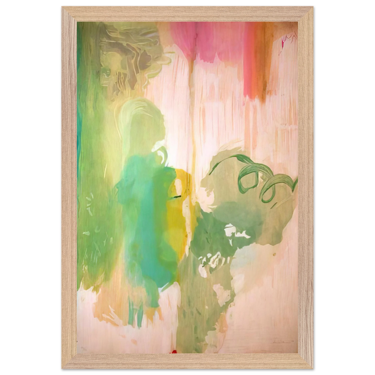 Helen Frankenthaler - Snow Pines - 2004 Wall art - 40x50 cm / 16x20 inches - Fine Art Poster-canvas - -
