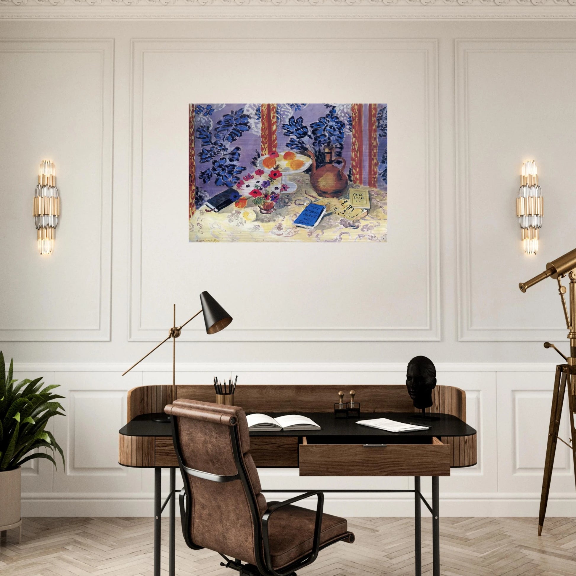 STILL LIFE 3 - Henri Matisse Brushed Aluminum Print - 70x100 cm / 28x40 inches | Henri Matisse Aluminum Print | Henri Matisse Prints
