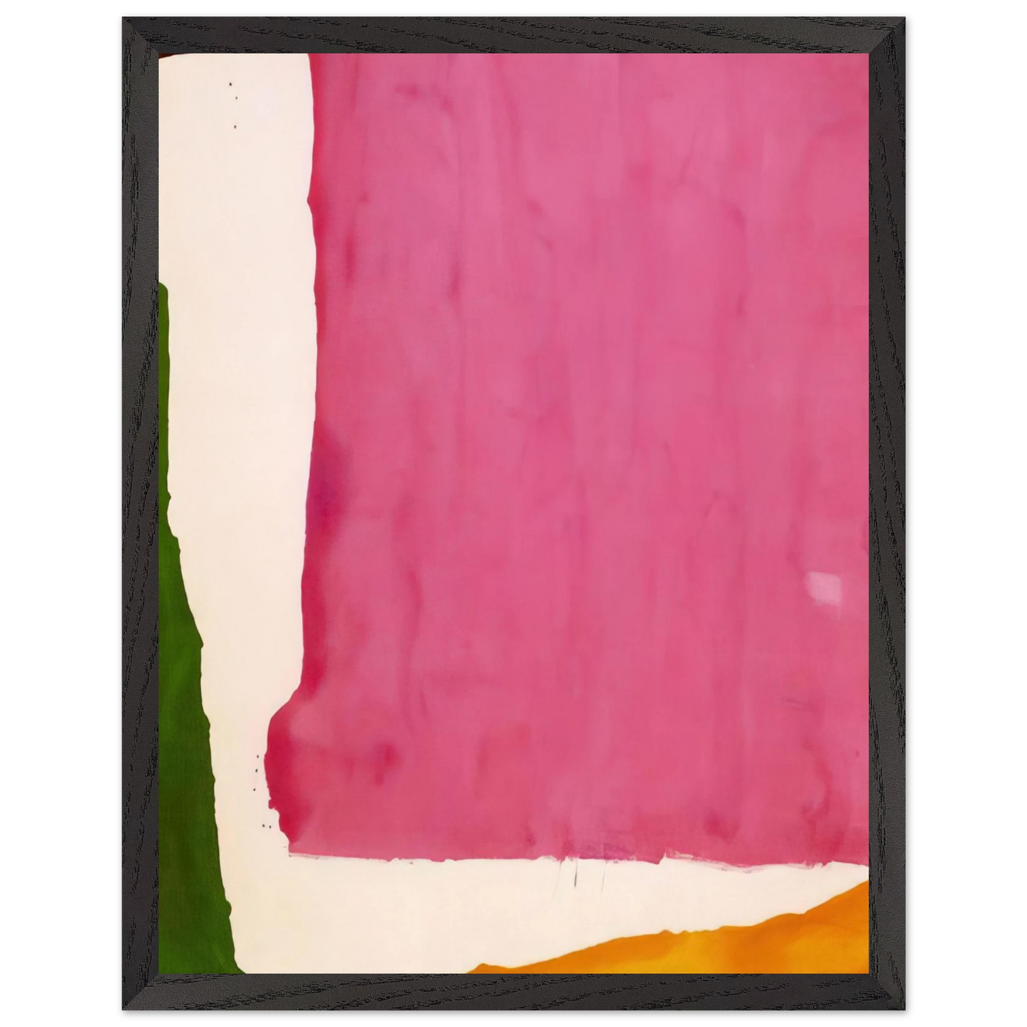 Helen Frankenthaler - Mauve District - 1966 Wall art - A3 (29.7 x 42  cm) - Premium Wooden Framed Poster With Fine Art Paper-canvas - Black frame