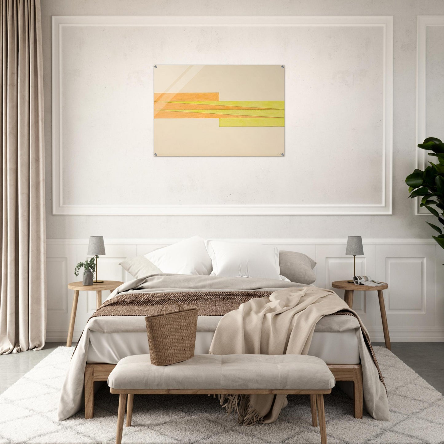 Untitled - 1965 - Larry Zox Acrylic Print - 70x100 cm / 28x40″ inches
