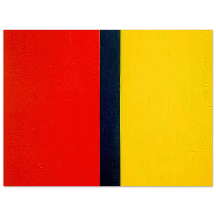 Barnett Newman - Who's Afraid of Red, Yellow, and Blue IV  75x100 cm / 30x40inches Fine Art Poster