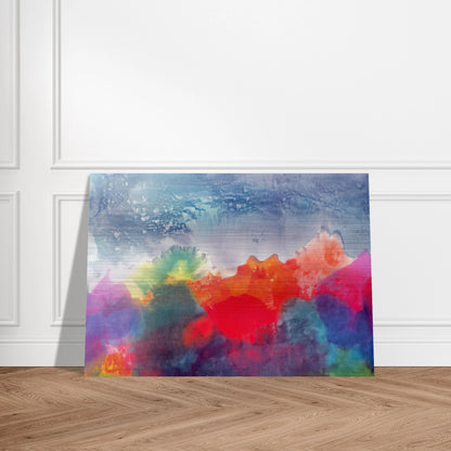 Nightfall - 1994 - Ronnie Landfield Brushed Aluminum Print - 70x100 cm / 28x40 inches | Ronnie Landfield Aluminum Print | Ronnie Landfield Prints