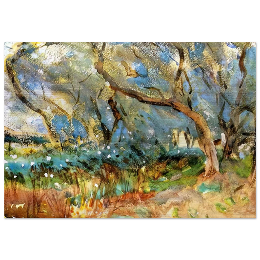 Landscape - John Singer Sargent Brushed Aluminum Print - 70x100 cm / 28x40 inches | John Singer Sargent Aluminum Print | John Singer Sargent Prints