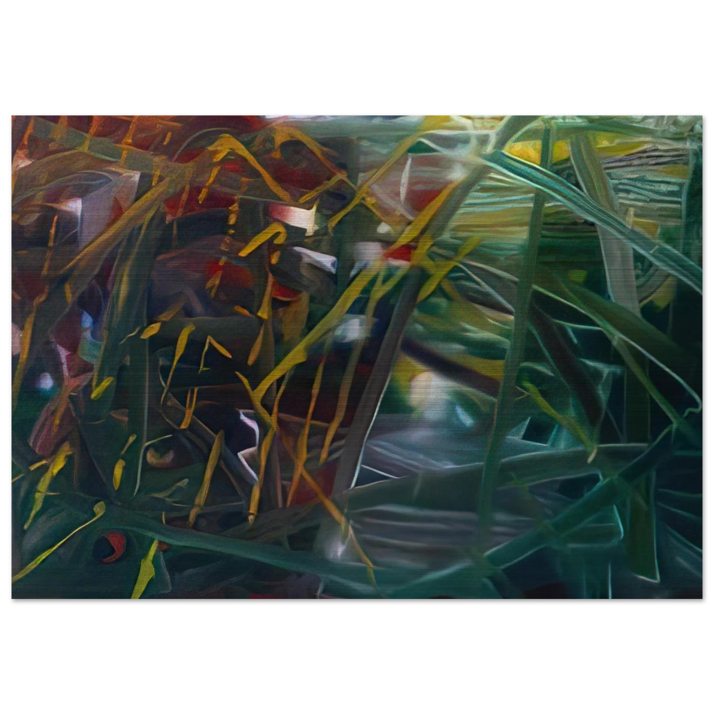 ABSTRACT PAINTING NO 439 - Gerhard Richter Brushed Aluminum Print - 70x100 cm / 28x40 inches | Gerhard Richter Aluminum Print | Gerhard Richter Prints