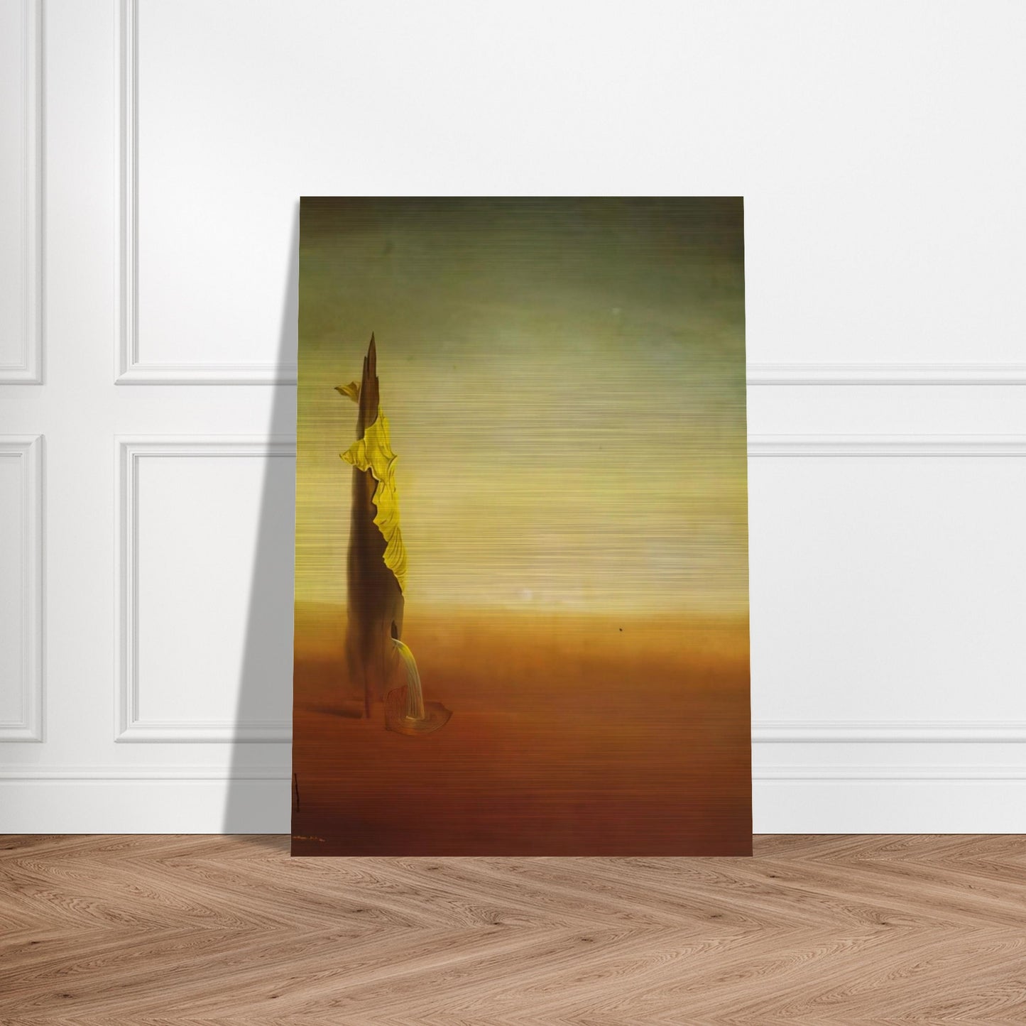 THE BIRTH OF LIQUID FEARS - Salvador Dali Brushed Aluminum Print - 70x100 cm / 28x40 inches | Salvador Dali Aluminum Print | Salvador Dali Prints