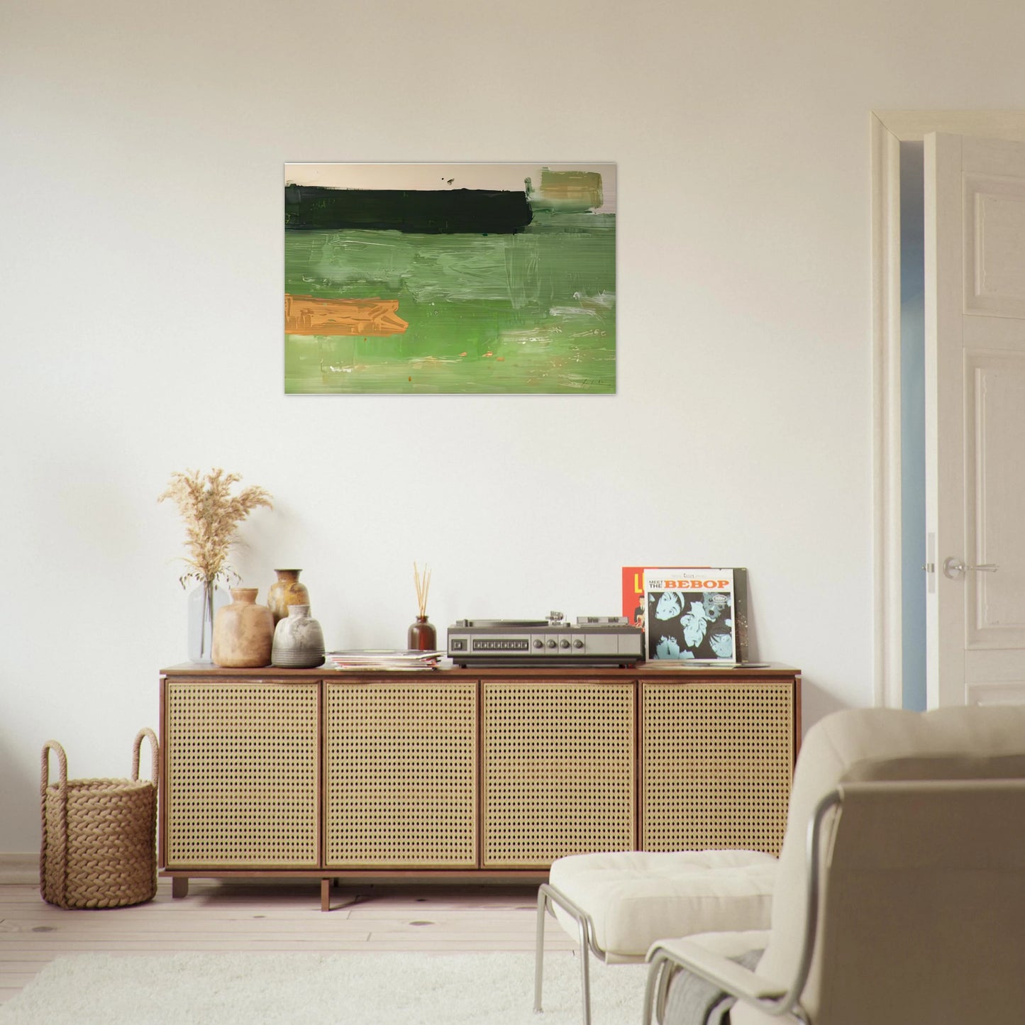 Mediterranean, 1981- - Helen Frankenthaler Brushed Aluminum Print - 70x100 cm / 28x40 inches | Helen Frankenthaler Aluminum Print | Helen Frankenthaler Prints