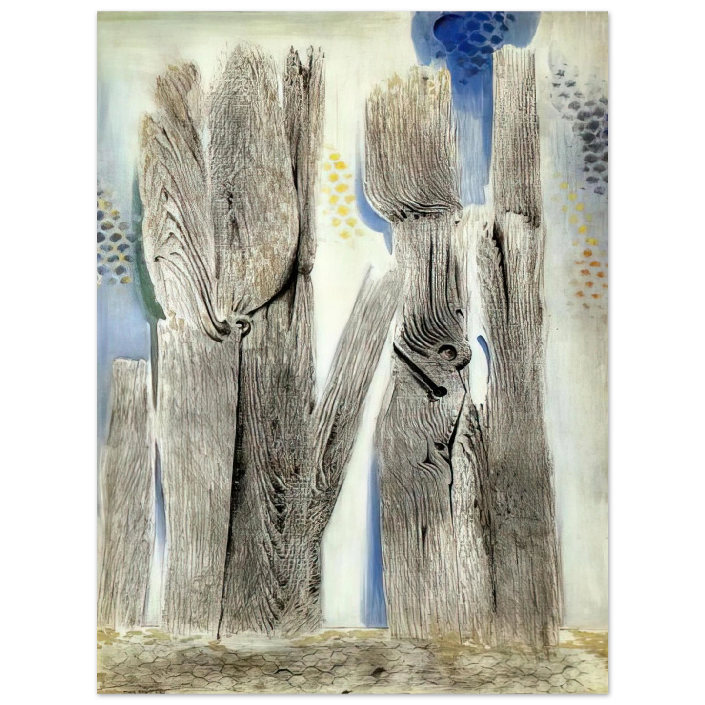 Max Ernst - The Blue Forest  75x100 cm / 30x40inches Fine Art Poster