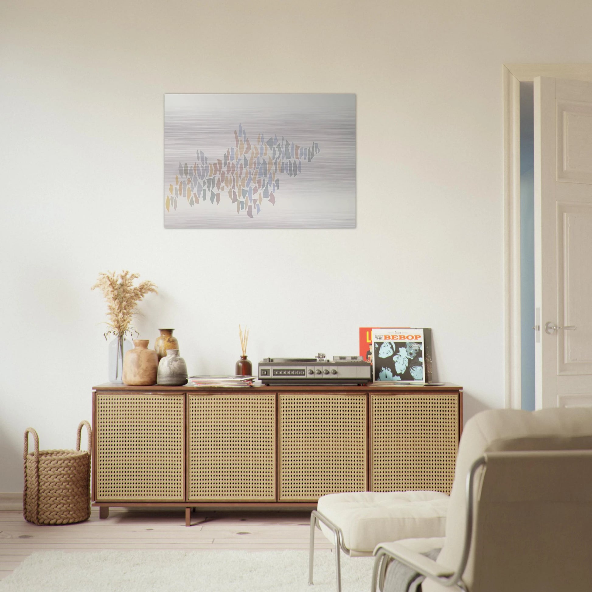 Untitled - 1970 - Robert Goodnough Brushed Aluminum Print - 70x100 cm / 28x40 inches | Robert Goodnough Aluminum Print | Robert Goodnough Prints