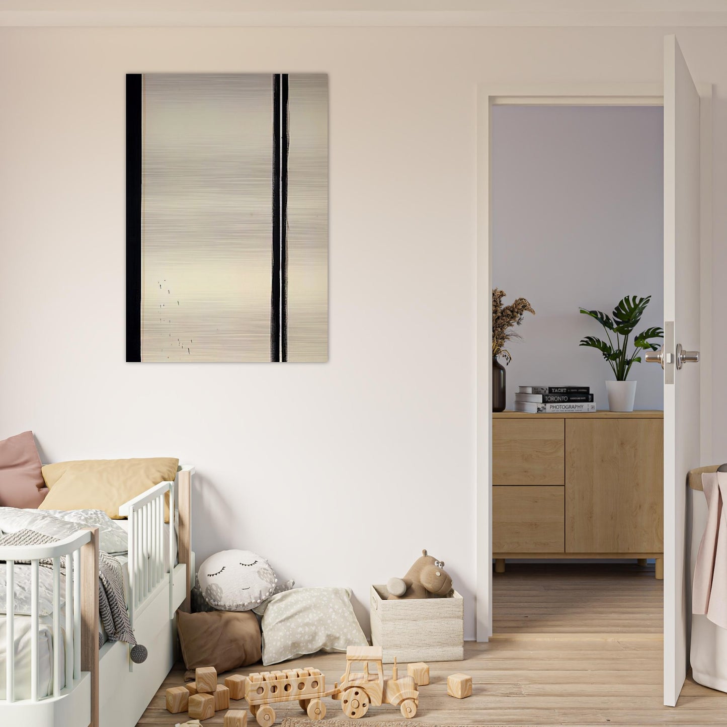 The Station of the Cross - Fourth Station - Barnett Newman Brushed Aluminum Print - 70x100 cm / 28x40 inches | Barnett Newman Aluminum Print | Barnett Newman Prints