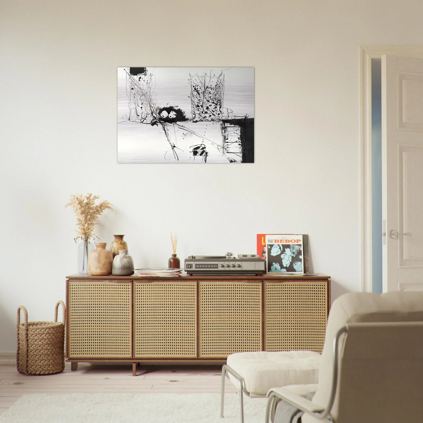 Tree House - 1981 - Gene Davis Brushed Aluminum Print - 70x100 cm / 28x40 inches | Gene Davis Aluminum Print | Gene Davis Prints