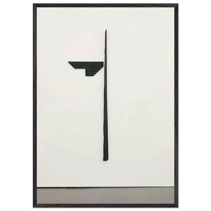 BUTTERFLY II 1969 - Blinky Palermo 70x100 cm / 28x40 inches Framed Art Print – Black Wooden Frame