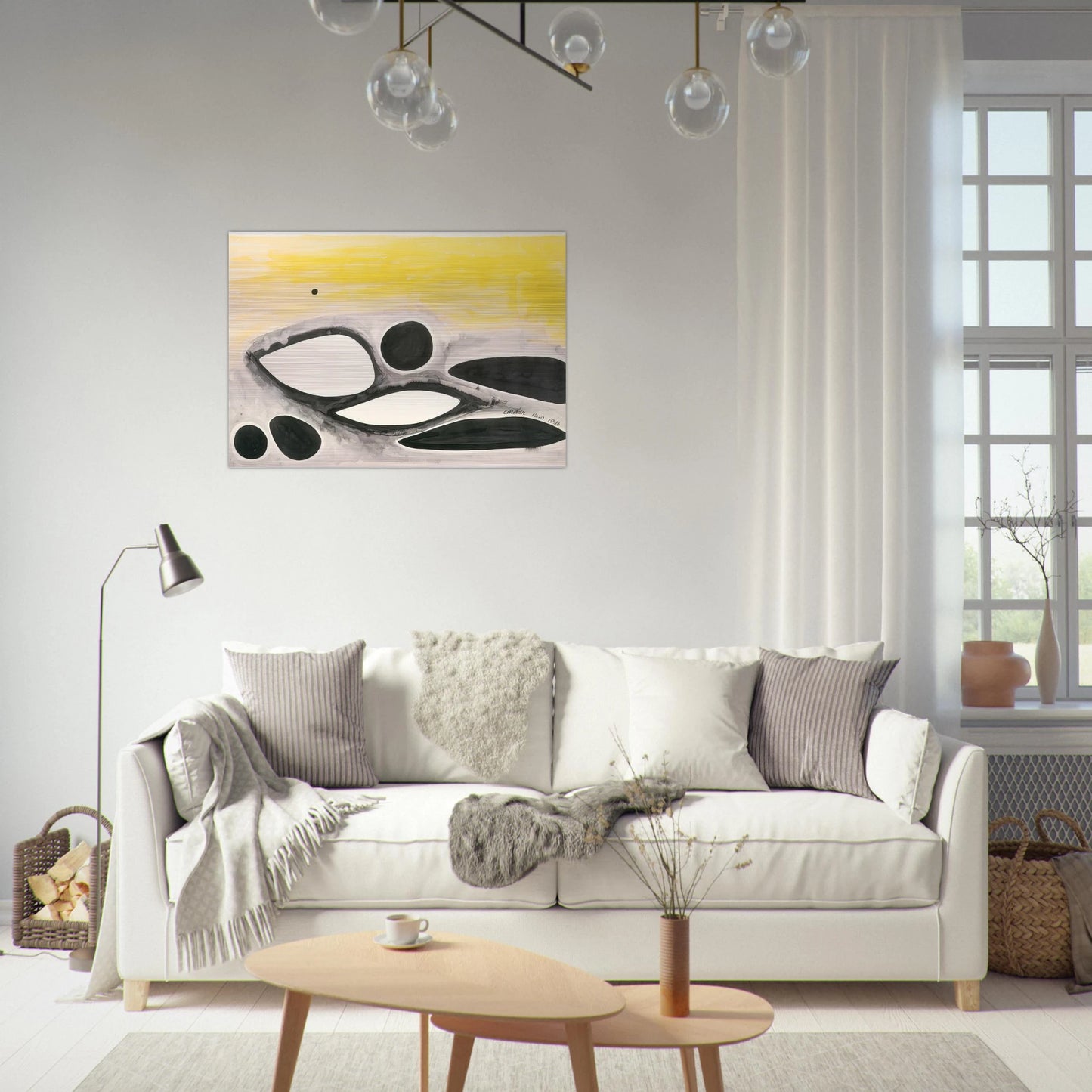UNTITLED 1946 0 - Alexander Calder Brushed Aluminum Print - 70x100 cm / 28x40 inches | Alexander Calder Aluminum Print | Alexander Calder Prints