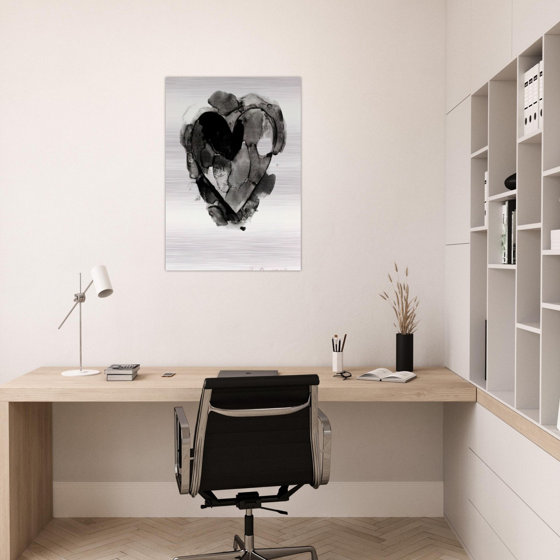 WELCOME HOME RARE BIRDS 1969 - Jim Dine Brushed Aluminum Print - 70x100 cm / 28x40 inches | Jim Dine Aluminum Print | Jim Dine Prints