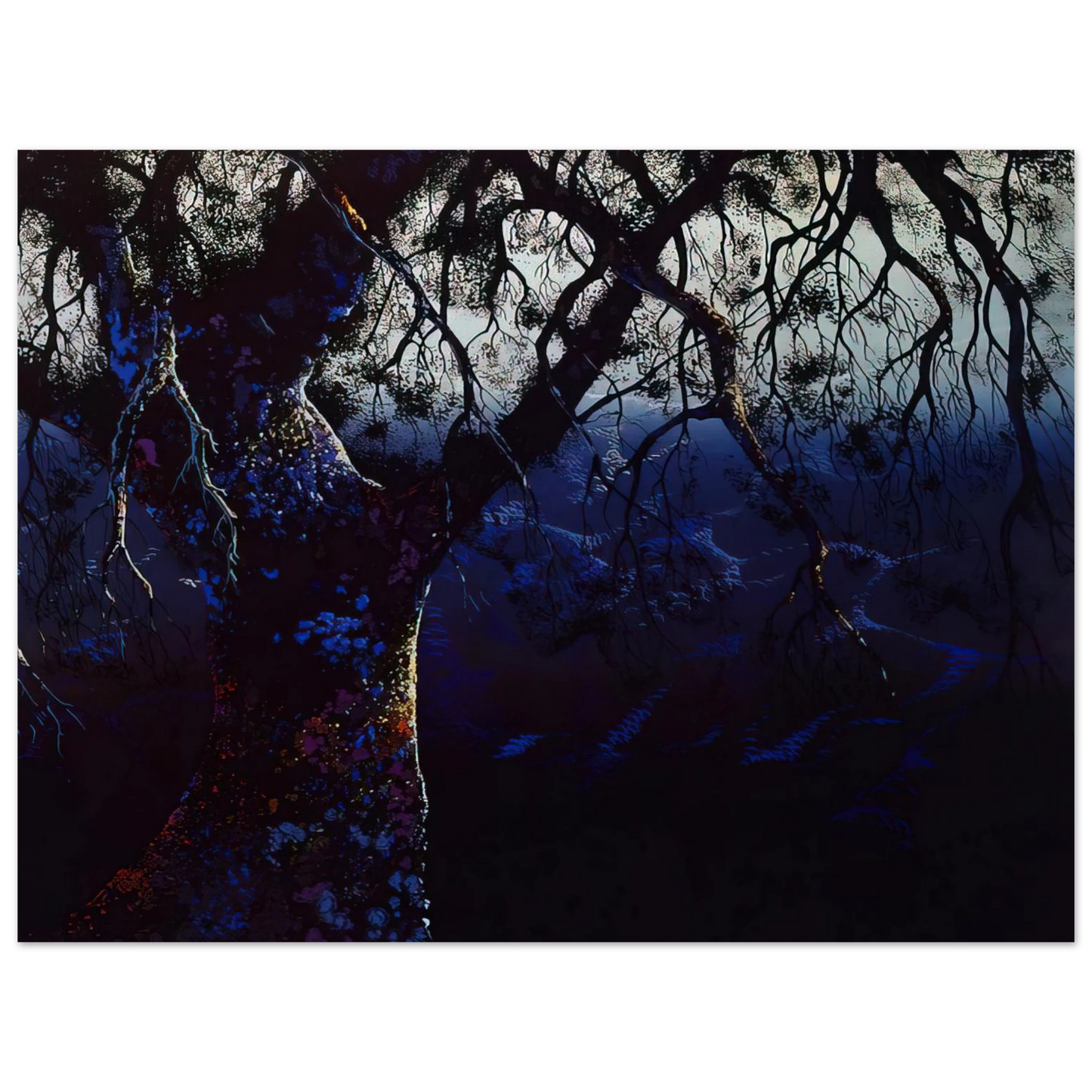 Eyvind Earle - Jewel Tree  75x100 cm / 30x40inches Fine Art Poster