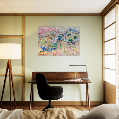 MADAME MATISSE IN THE OLIVE GROVE 1905 - Henri Matisse Brushed Aluminum Print - 70x100 cm / 28x40 inches | Henri Matisse Aluminum Print | Henri Matisse Prints